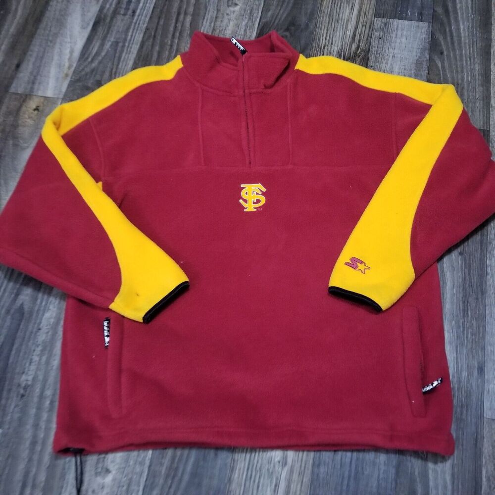 Vintage Florida State Seminoles Sweatshirt Mens XL Red Starter Fleece Football